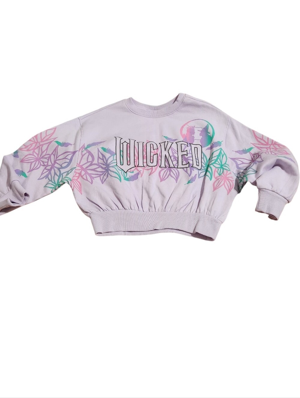 Wicked Girls S 6/6x License Fleece Cropped Top